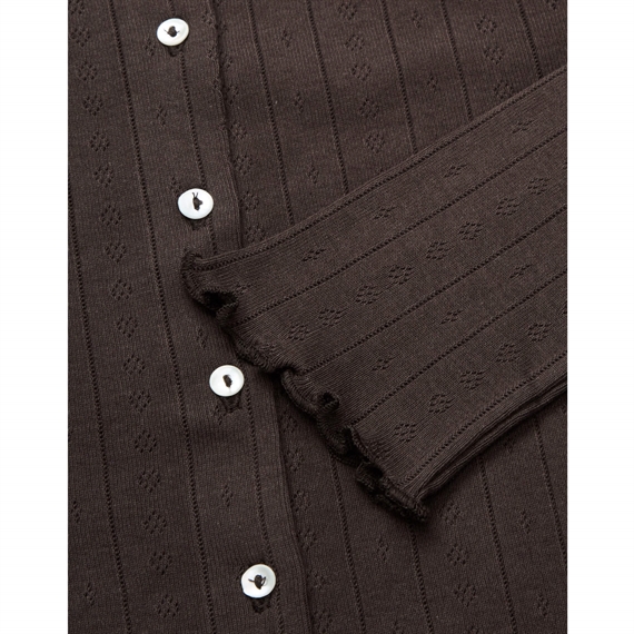 Skall Studio Edie Cardigan, Dark Brown